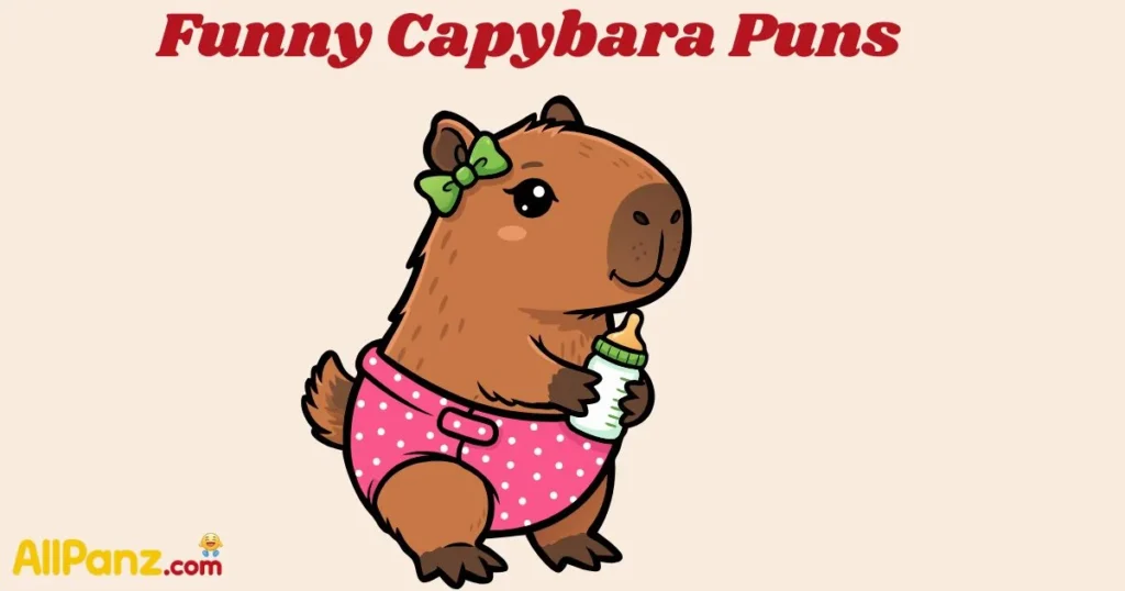 Funny Capybara Puns
