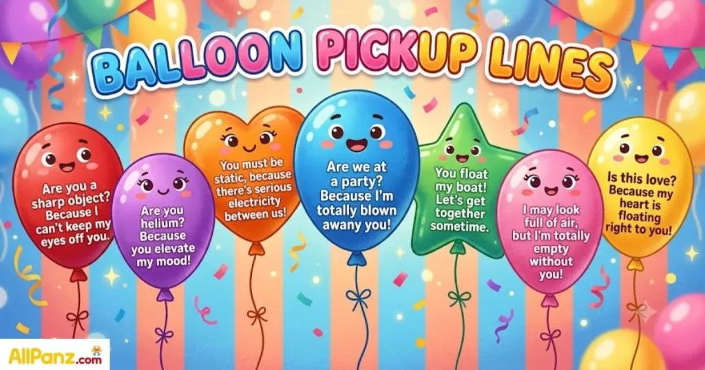 Balloon Pickup Lines
