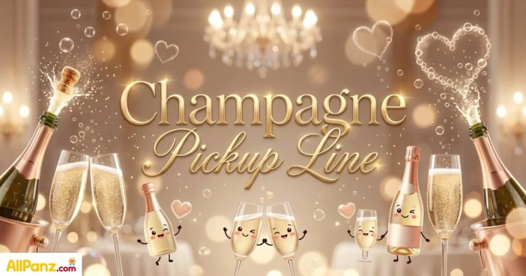 Champagne Pickup Lines
