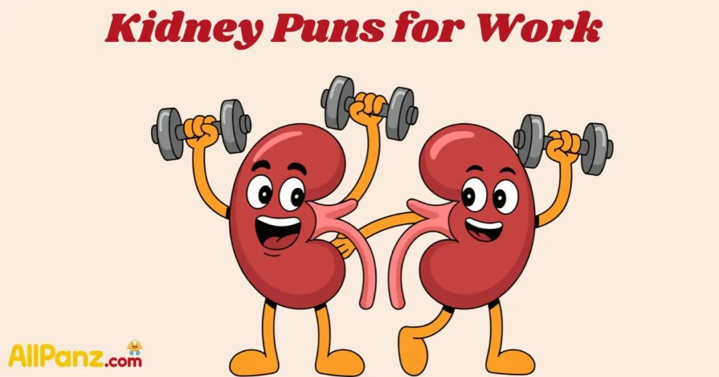 Kidney Puns For Work